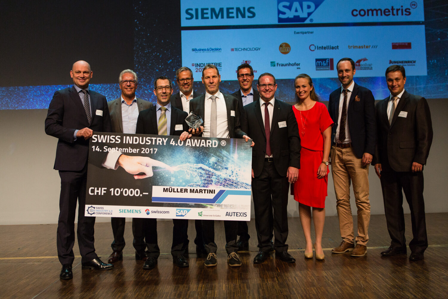 Swiss Industry 4.0 Conference Müller Martini gewinnt Swiss Industry 4.0 Award